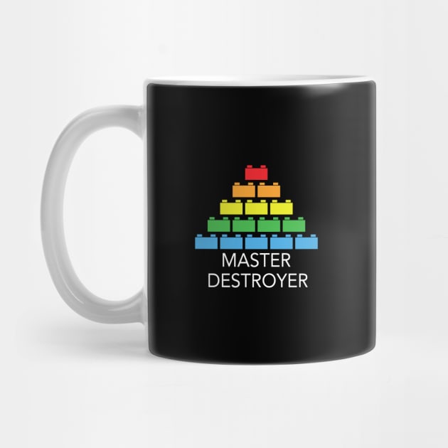 Master Destroyer Lego Brick Black by Pastel Potato Shop